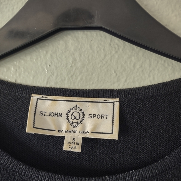 Vintage St John sport rainbow crewneck blouse - Picture 3 of 3